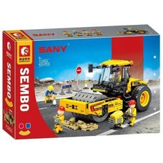 Конструктор SEMBO / Дорожный каток / Дорожная техника / 423 дет.