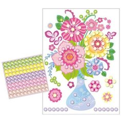 Набор для творчества. Аппликация бусинами «Жемчужинка» «Букет Весенняя фантазия» Десятое королевство