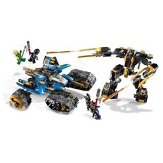 Конструктор Ниндзя Внедорожник-молния 608 деталей 44005 Lolishop