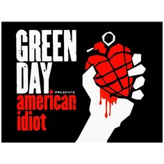 Картина по номерам на холсте Музыка Green Day Билли Джо Армстронг - 7700 Г 30x40