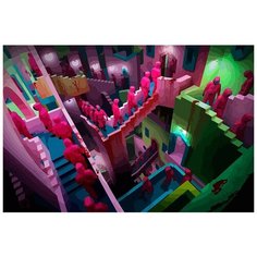 Картина по номерам на холсте Сериал Игра в кальмара - 7293 Г 60x40