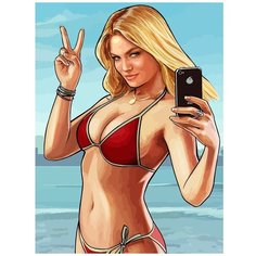 Картина по номерам на холсте GTA 5 - 13 30X40