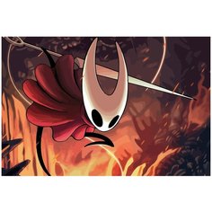 Картина по номерам на холсте Hollow knight Хорнет - 1 60 х 40
