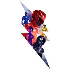 Картина по номерам на холсте Сериал Power Rangers 5682 40x60