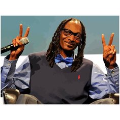 Картина по номерам на холсте Snoop Dogg - 368