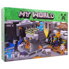 Конструктор Майнкрафт, «Портал в край», 577 деталей Hendee