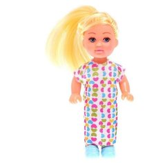 Кукла-малышка "Ева", в платье, микс (1 шт.) Promarket