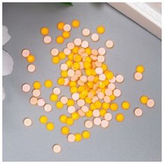 Декор для творчества "Стразы флуоресцентные. Жёлто-оранжевые" набор 144 шт ss10 - 2,7 мм (1 шт.) Pro Market