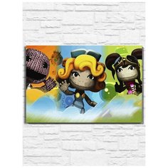 Картина по номерам на холсте игра LittleBigPlanet 2 (PS, Xbox, PC, Switch) - 11145 Г 60x40