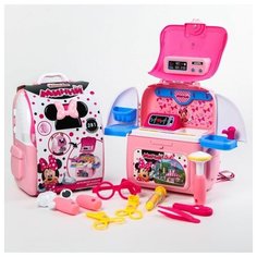 Набор доктора игровой "Минни", Минни маус, в рюкзачке, дисней, Disney Giochi Preziosi