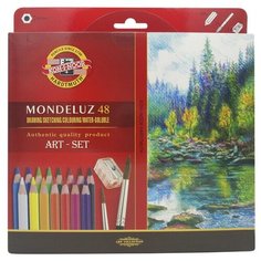 Карандаши акварельные MONDELUZ NATURE 3713 48цв/наб карт. уп 3713048001KZNV Koh I Noor