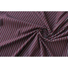 Ткань хлопок в бордовую полоску Corneliani