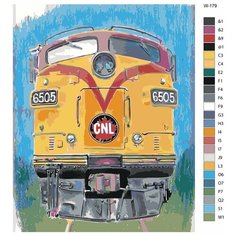 Картина по номерам W-179 "Пароход" 40х50 Brushes Paints