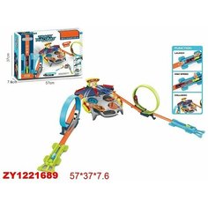 Автотрек Shantou скоростной, 57х37х7,6 см, от 3 лет, в коробке (JJ167)