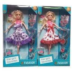 Кукла Наша игрушка Красотка, 28 см, 6888С в ассортименте