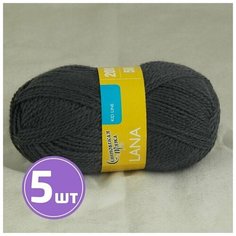 Пряжа Семеновская пряжа Lana (951), графит 5 шт. по 50 г