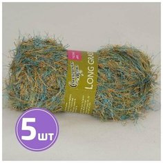 Пряжа Семеновская пряжа Long grass (51816), мультиколор N002 5 шт. по 100 г