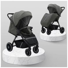 Прогулочная коляска Luxmom 720, серый