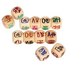 Тимбергрупп Развивающая игра «Кубики-Буквики» Мастер игрушек