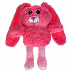 Мягкая игрушка «Заяц Потягун» розовый, 80 см, вытягиваются уши-лапы 1 Toy