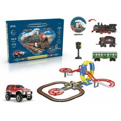 Железная дорога на батарейках Silver way