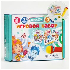 Игровой набор с проектором и 3 книжки фиксики SL-05308, свет