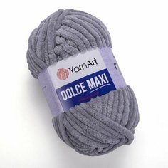 Пряжа YARNART Dolce Maxi (YarnArt), серый - 782, 100% микрополиэстер, 2 мотка, 200 г, 120 м.