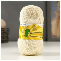 Пряжа "Детская забава" 20% микрофибра, 80% акрил 140м/50гр (192 чайн роза), 1шт Камтекс