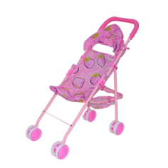 Детская прогулочная коляска для кукол, пупсов и игрушек, складная с козырьком и корзиной в подарок для ребенка Ярик
