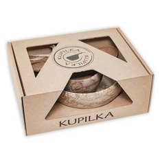 Набор детской посуды Kupilka Junior (миска 33, чашка-кукса 12, ложка-вилка 165), цвет: коричневый