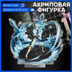 Фигурка из акрила Геншин Genshin Impact Чун Юнь 1-я Наклейка