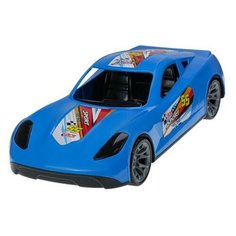 Машинка Turbo V-MAX, 40 см, цвет голубой Рыжий кот
