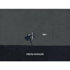 Плакат, постер на бумаге Dota 2: Drow Rander/Дота 2: Дроу Рейнджер/игровые/игра/компьютерные герои персонажи. Размер 21 на 30 см