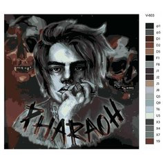 Картина по номерам V-603 "Новая школа. Хаби Лейм (Khaby Lame)", 80x80 см Brushes Paints