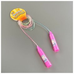 Скакалка детская «Мяу», цвет розовый Woow Toys