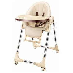 Стульчик для кормления PINOCCIO 329 (бежевый+цветн. вст) Tomix