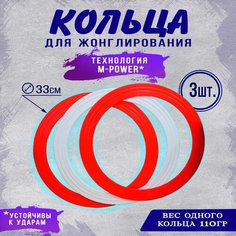 Набор кольца для жонглирования, 3 шт, моторика игры для рук. Реко