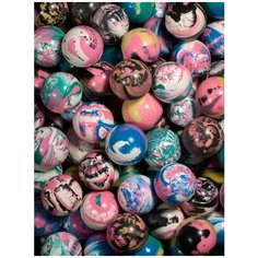 Мячи-прыгуны "Вспышка" 45мм (200 шт.) Целая коробка. Topvending