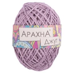 Пряжа ARACHNA "JUTE" 100% джут 5 шт.х100г 90м №011 сиреневый