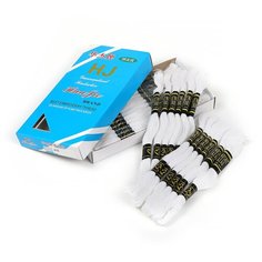 Нитки мулине арт. ТВ (100% хлопок) 24х8м цв. белый Ideal