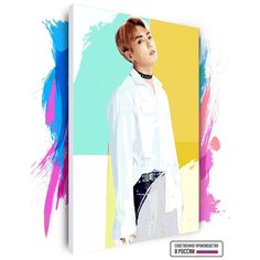 Картина по номерам на холсте BTS Jungkook, 60 х 90 см Красиво Красим