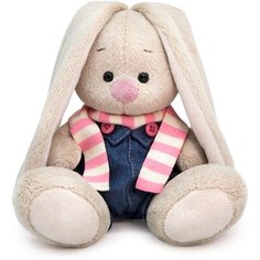 Мягкая игрушка BUDI BASA Зайка Ми в джинсовом комбинезоне 15 см (SidX-451)