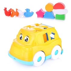 Автомобиль-сортер ТехноК 10 фигурок (5903)