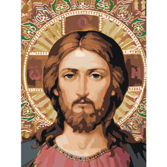 Картина по номерам Иисус. Икона на стену