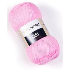 Пряжа "Baby" 50г, 150м (3 мотка), YarnArt, 217 розовый