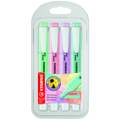 Набор маркеров-текстовыделителей Stabilo Swing Cool Pastel 4 цвета 275/4-08