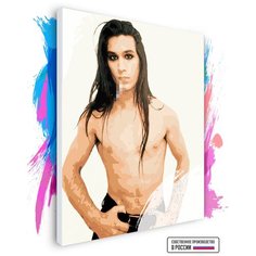 Картина по номерам на холсте Maneskin - Итан Торкио, 70 х 100 см Красиво Красим