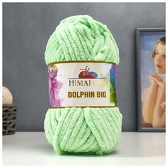 Пряжа Himalaya Dolphin Big яркий салат (76730), 100%полиэстер, 80м, 200г, 1шт