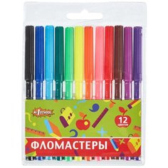 №1 School Набор фломастеров Отличник 12 цветов