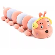 Мягкая Игрушка Гусеница Розовая 60 см Sun Toys